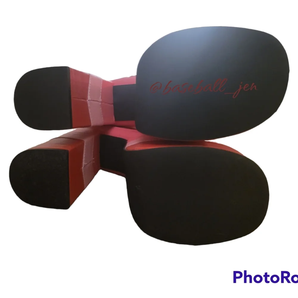 COPY - Dolls Kill x Powerpuff Girls Theme Of Hearts Knee High Boots Size 5 - Picture 3 of 3